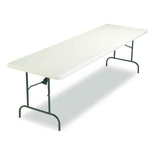Picture of IndestrucTable Industrial Folding Table, Rectangular, 96" x 30" x 29", Platinum