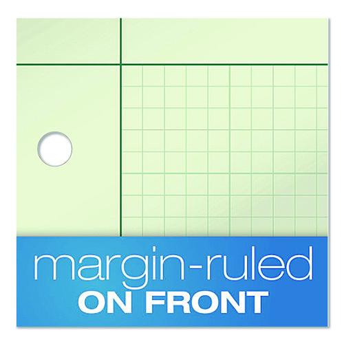 Picture of Evidence Engineer's Computation Pad, Cross-Section Quadrille Rule (5 sq/in, 1 sq/in), 100 Green-Tint 8.5 x 11 Sheets