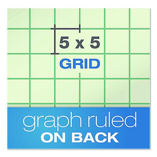 Picture of Evidence Engineer's Computation Pad, Cross-Section Quadrille Rule (5 sq/in, 1 sq/in), 200 Green-Tint 8.5 x 11 Sheets