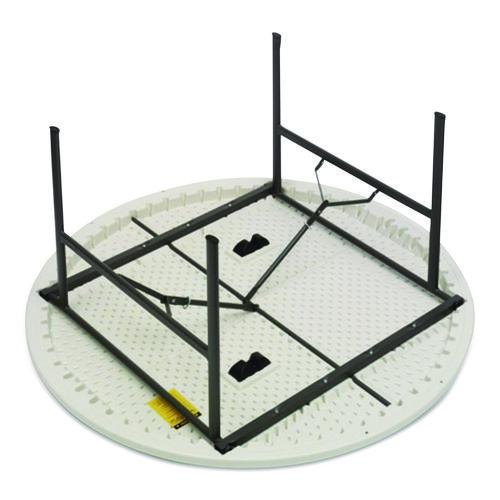 Picture of IndestrucTable Classic Folding Table, Round, 60" x 29", Platinum