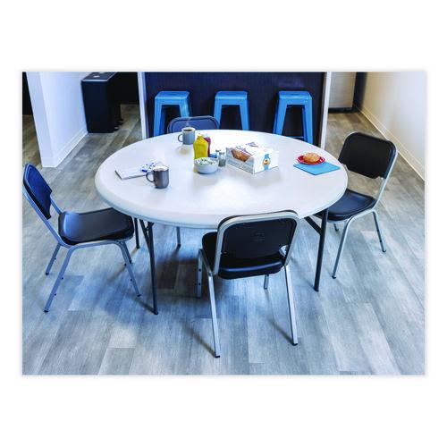 Picture of IndestrucTable Classic Folding Table, Round, 60" x 29", Platinum