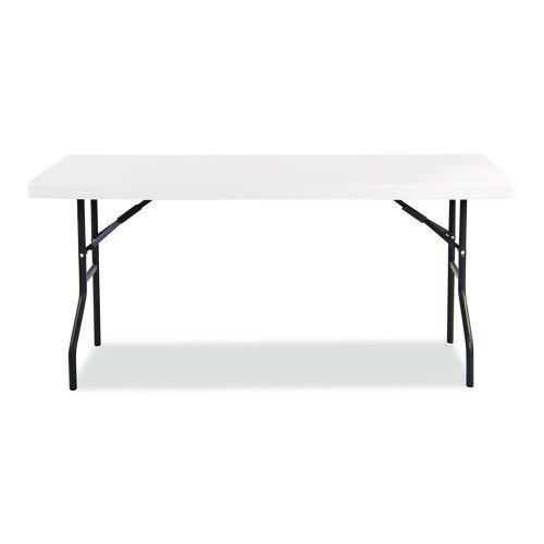Picture of IndestrucTable Classic Folding Table, Rectangular, 60" x 18" x 29", Platinum