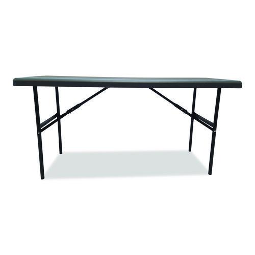 Picture of IndestrucTable Classic Folding Table, Rectangular, 60" x 24" x 29", Charcoal