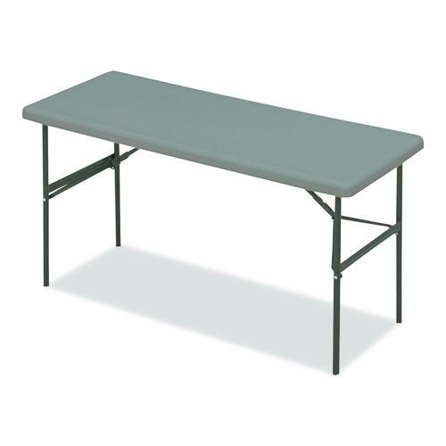 Picture of IndestrucTable Classic Folding Table, Rectangular, 60" x 24" x 29", Charcoal