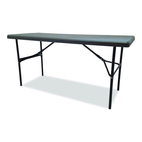 Picture of IndestrucTable Classic Folding Table, Rectangular, 60" x 24" x 29", Charcoal