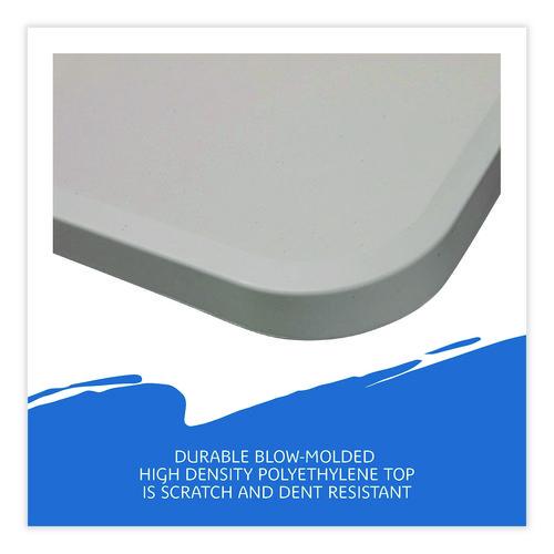 Picture of IndestrucTable Classic Bi-Folding Table, Rectangular, 60" x 30" x 29", Platinum