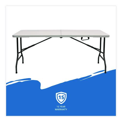 Picture of IndestrucTable Classic Bi-Folding Table, Rectangular, 60" x 30" x 29", Platinum