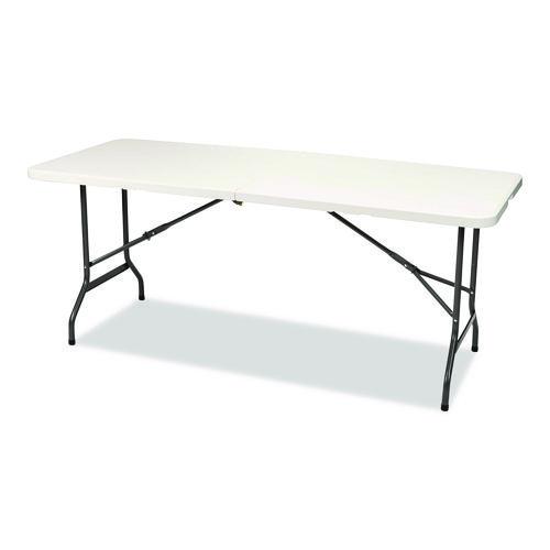 Picture of IndestrucTable Classic Bi-Folding Table, Rectangular, 60" x 30" x 29", Platinum