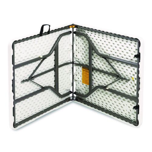 Picture of IndestrucTable Classic Bi-Folding Table, Rectangular, 60" x 30" x 29", Platinum