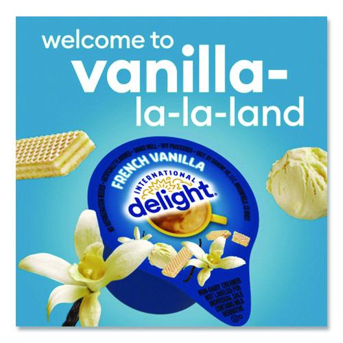 Picture of Flavored Liquid Non-Dairy Coffee Creamer, French Vanilla, 0.44 oz Mini Cups, 192/Carton