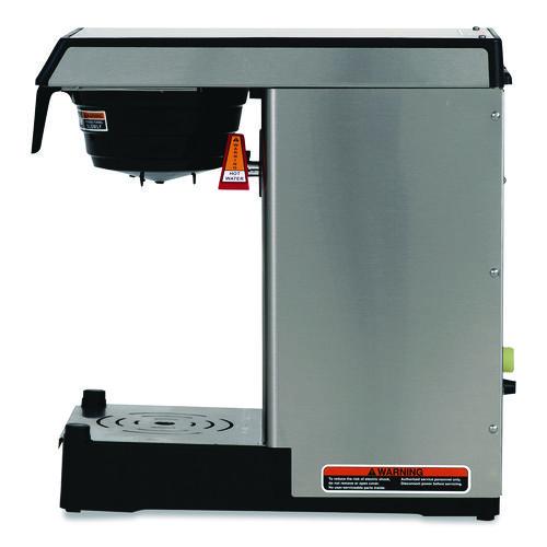 Picture of WAVE15-APS Low Profile Automatic Airpot Coffee Brewer, 12-Cup, Gray/Stainless Steel