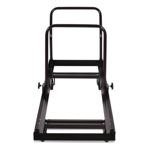 Picture of Folding Chair Dolly For Vertical Storage, Metal, 1,100 lb Capacity, 19.25" x 81" x 38.5", Brown