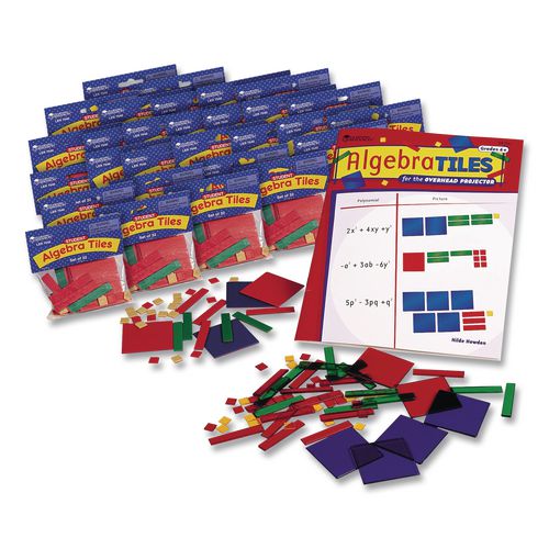 Algebra+Tiles+Class+Set%2C+Grades+7+to+9%2C+32+Pieces%2FSet%2C+30+Sets