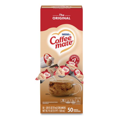 Liquid+Coffee+Creamer%2C+Original%2C+0.38+Oz+Mini+Cups%2C+50%2Fbox