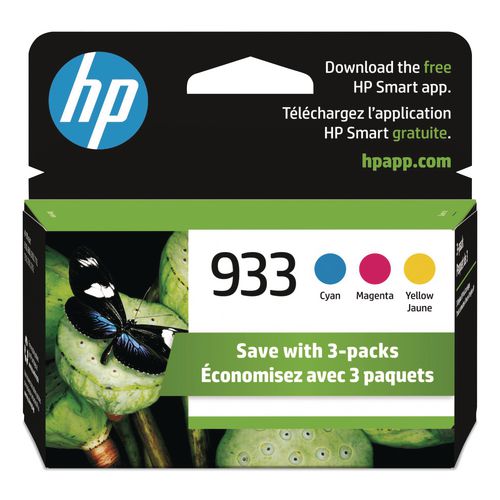 HP+933%2C+%28n9h56fn%29+3-Pack+Cyan%2Fmagenta%2Fyellow+Original+Ink+Cartridges