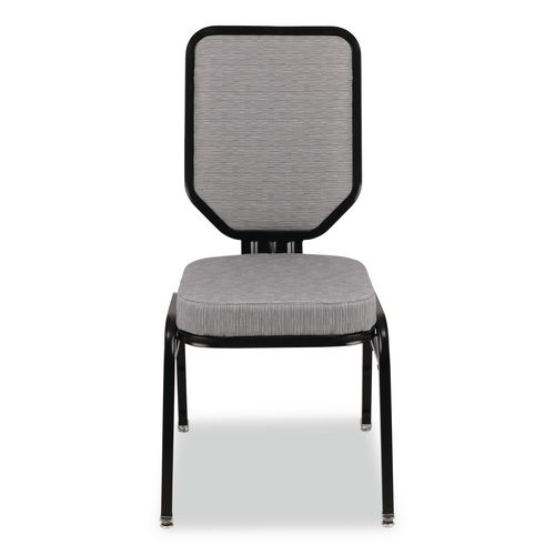 Picture of Flex-Back Banquet Chair, Supports Up to 500 lbs, 18.6" Seat Height, Morticia Lithium Seat/Back, Black Base, 2/Pack