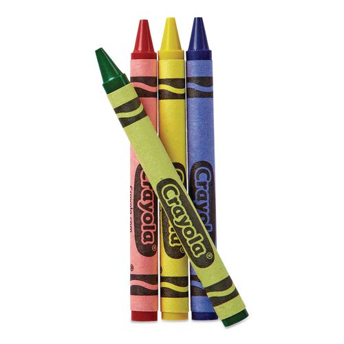 Picture of Classic Color Cello Pack Party Favor Crayons, 4 Colors/Pack, 360 Packs/Carton