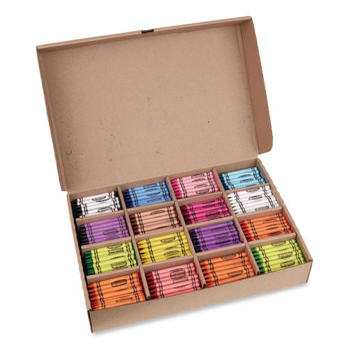 Picture of Classpack Regular Crayons, 16 Colors, 800/Box