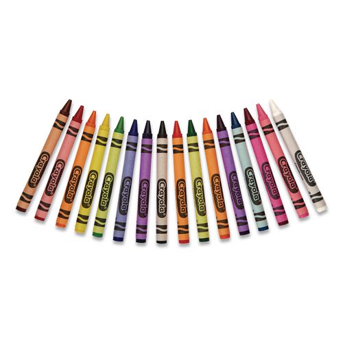 Picture of Classpack Regular Crayons, 16 Colors, 800/Box