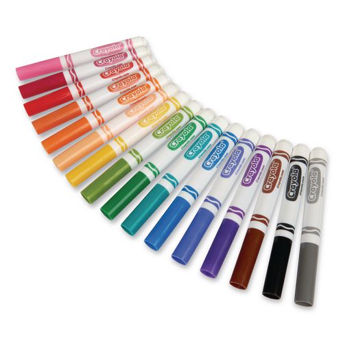 Picture of Non-Washable Marker, Broad Bullet Tip, Assorted Classic Colors, 256/Box