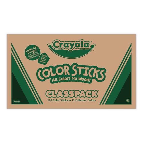 Picture of Color Sticks Classpack Set, 9.7 mm, Assorted Lead and Barrel Colors, 120/Pack