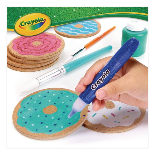 Picture of Washable Glitter Glue, 0.35 oz, Assorted Colors, 9/Pack