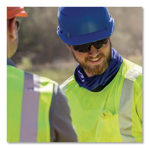 Picture of Chill-Its 6493FR FR Cooling Neck Gaiter, Modacrylic Knit, One Size Fits Most, Blue