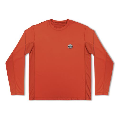 Picture of Chill-Its 6689 Cooling Long Sleeve Sun Shirt with UV Protection, X-Large, Orange