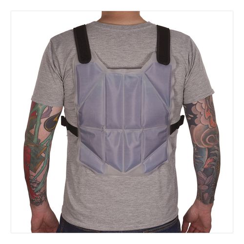 Picture of Chill-Its 6210 Phase Change Cooling Ice Vest, Nylon/Phase Change, One Size Fits Most, Blue