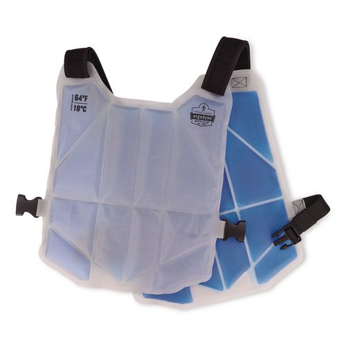 Picture of Chill-Its 6210 Phase Change Cooling Ice Vest, Nylon/Phase Change, One Size Fits Most, Blue