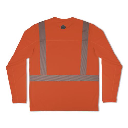 Picture of Chill-Its 6688 Type R Class 2 Cooling Hi-Vis Sun Shirt with UV Protection, X-Large, Orange
