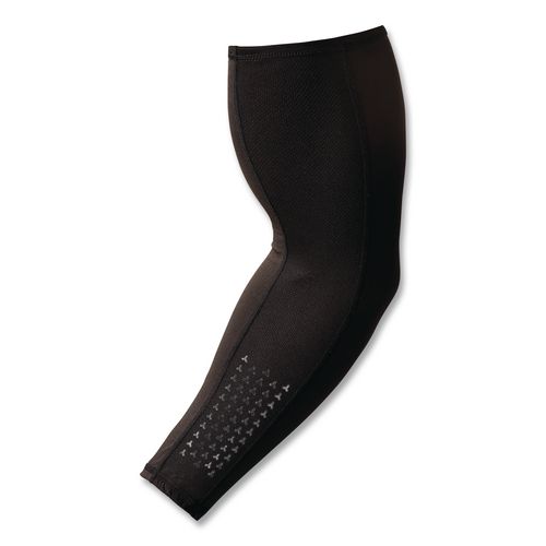 Picture of Chill-Its 6691 Cooling Arm Sleeves with Box-Handling Grip, Polyester/Spandex, 2X-Large, Black
