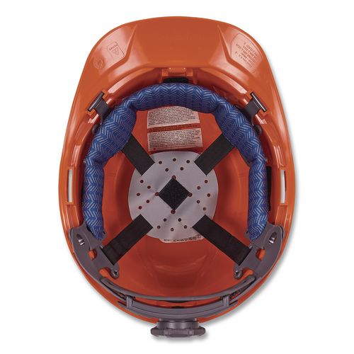 Picture of Chill-Its 6611 Hard Hat Cooling Sweatband Pad, 15 x 4, Blue, 3/Pack