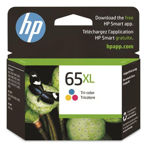 HP+65xl%2C+%28n9k03an%29+High-Yield+Tri-Color+Original+Ink+Cartridge