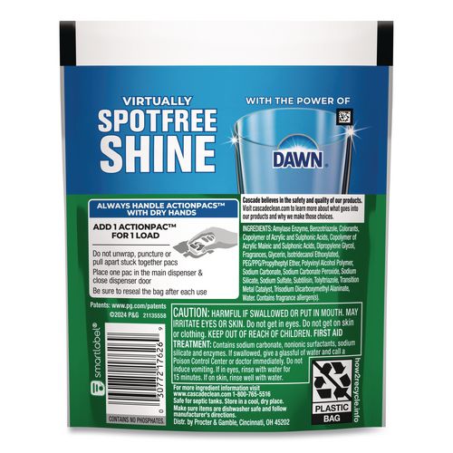 Picture of Complete ActionPacs, Fresh Scent, 4 Pods/Pack, 30 Packs/Carton