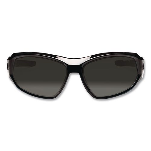 Picture of Skullerz Loki Safety Glasses/Goggles, Black Frame/Smoke Lens, Nylon/Polycarb
