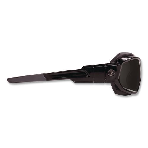 Picture of Skullerz Loki Safety Glasses/Goggles, Black Frame/Smoke Lens, Nylon/Polycarb