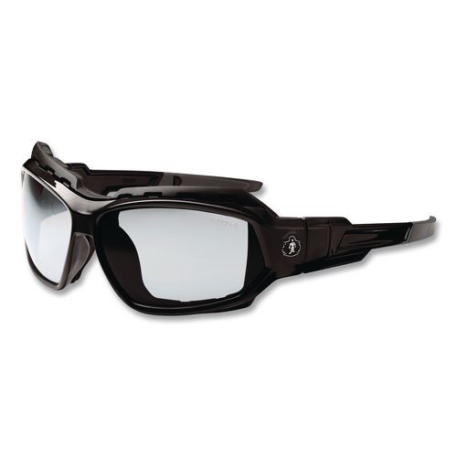 Picture of Skullerz Loki Safety Glasses/Goggles, Black Frame/In/Outdoor Lens, Nylon/Polycarb
