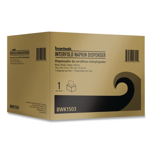 Picture of Interfold Napkin Dispenser, 7.9 x 5.6 x 7.9, Black