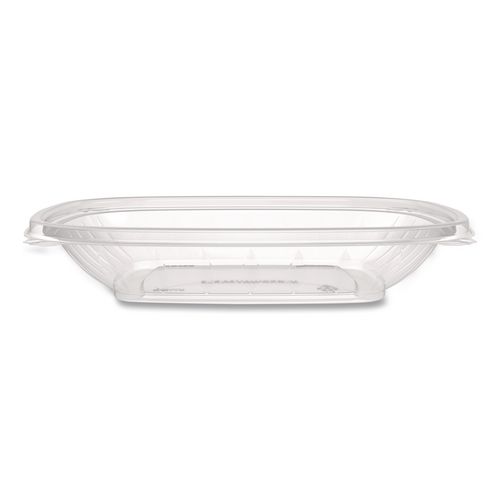 Picture of Square Plastic Bowls, 24 oz, 5 x 5 x 1.99, Clear, Plastic, 63 Bowls/Sleeve, 4 Sleeves/Carton