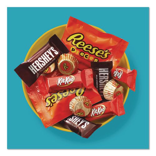 Picture of Milk Chocolate Candy Mini Assortment, 60.1 oz Bag, 2/Carton