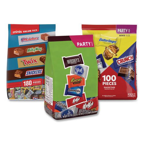 Picture of Chocolate All Time Favorites, Assorted Chocolates, 3 Bags/Carton