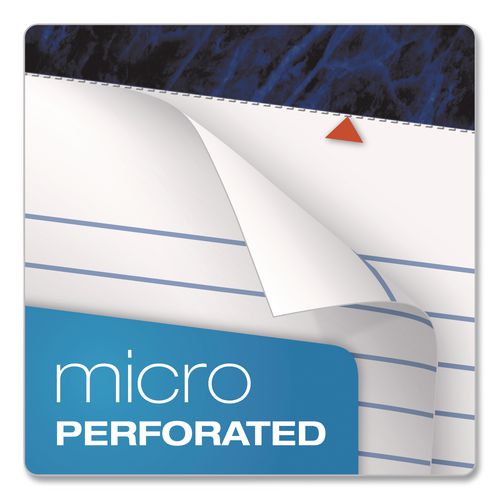 Picture of Perforated Writing Pads, Wide/Legal Rule, 50 White 8.5 x 14 Sheets, Dozen