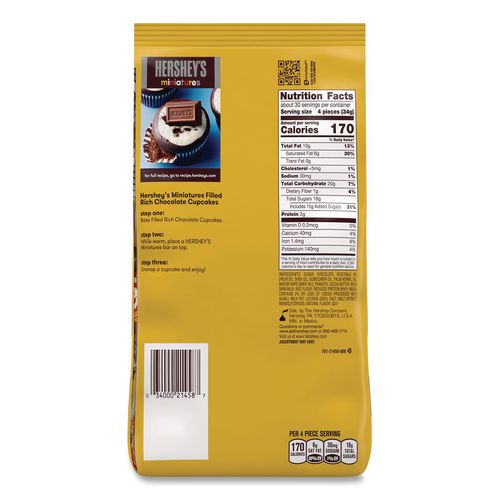 Picture of Chocolate Miniatures Party Pack Assortment, 35.9 oz Bag, 2 Bags/Carton