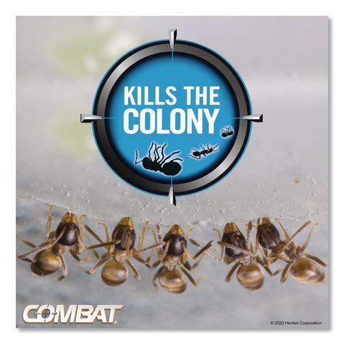Picture of Combat Ant Killing System, Child-Resistant, Kills Queen and Colony, 6/Box