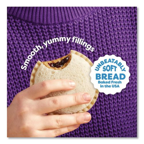 Picture of UNCRUSTABLES Peanut Butter and Grape Jelly, 2 oz, 10/Box, 2 Boxes/Carton