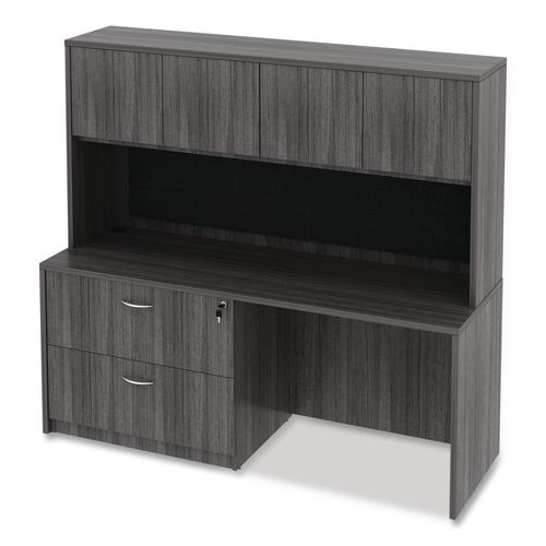 Picture of Alera Valencia Series Lateral File, 2 Legal/Letter-Size File Drawers, Gray, 34" x 22.75" x 29.5"