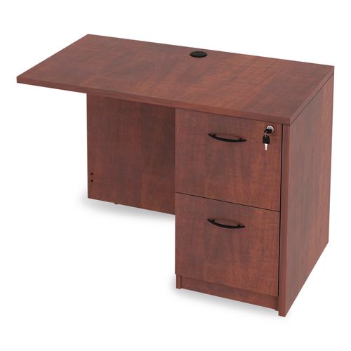 Picture of Alera Valencia Series Reversible Return/Bridge Shell, 42w x 23.63d x 29.5h, Medium Cherry