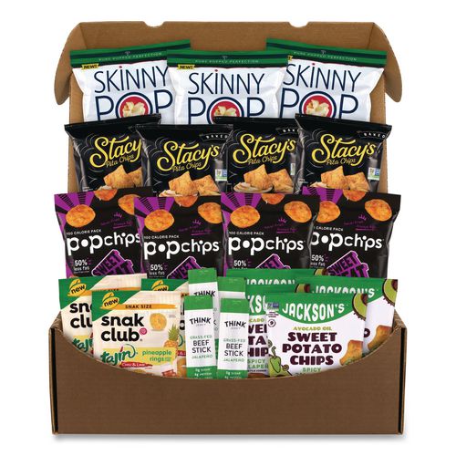 Picture of Sweet and Spicy Snack Box, 22 Assorted Snacks/Box
