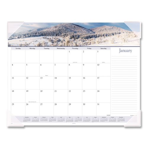 Landscape+Panoramic+Desk+Pad%2C+Landscapes+Photography%2C+22+x+17%2C+White+Sheets%2C+Clear+Corners%2C+12-Month+%28Jan+to+Dec%29%3A+2025